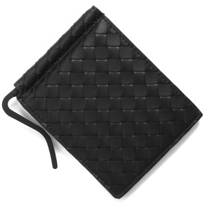 ボッテガヴェネタ (ボッテガ・ヴェネタ) 二つ折り財布(札入れ) 財布 メンズ イントレチャート マネークリップ ブラック 123180 V4651 1143 BOTTEGA VENETA