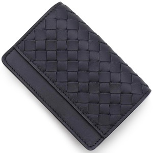 ボッテガヴェネタ (ボッテガ・ヴェネタ) カードケース/名刺入れ メンズ イントレチャート スペースネイビー 529121 V4651 8836 BOTTEGA VENETA