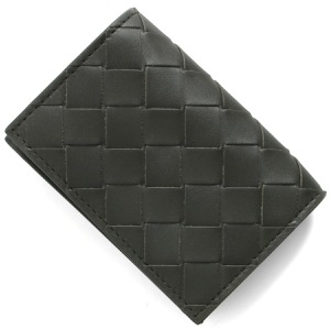 ボッテガヴェネタ (ボッテガ・ヴェネタ) 名刺入れ/カードケース メンズ イントレチャート キャンピングカーキグリーン 605720 VCPQ3 3203 BOTTEGA VENETA