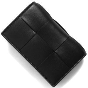 ボッテガヴェネタ (ボッテガ・ヴェネタ) カードケース/名刺入れ メンズ レディース カセット マキシイントレチャート ブラック 651396 VCQC4 8803 BOTTEGA VENETA