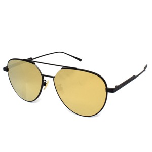 ボッテガヴェネタ (ボッテガ・ヴェネタ) サングラス メンズ レディース セミオート UVカット ゴールド(ミラー)&ブラック BV1013SK 008 BOTTEGA VENETA