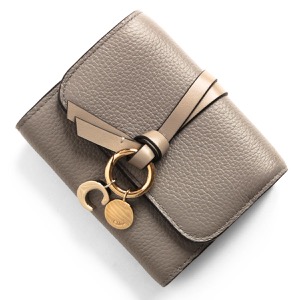 クロエ 三つ折り財布 財布 レディース アルファベット カシミヤグレー CHC21WP945 F57 053 CHLOE