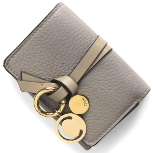 クロエ 三つ折り財布/ミニ財布 財布 レディース アルファベット カシミヤグレー CHC21WP946 F57 053 CHLOE