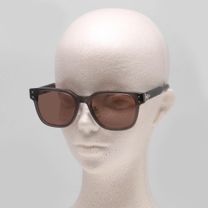 ダンヒル サングラス メンズ ウェリントン UVカット グレー&ブラウン DU0045SA 003 DUNHILL