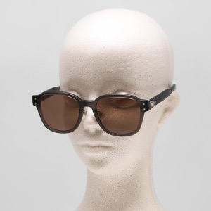 ダンヒル サングラス メンズ ウェリントン UVカット グレー&ブラウン DU0046SA 003 DUNHILL