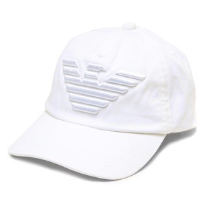 エンポリオアルマーニ キャップ/帽子 メンズ ホワイト 627522 CC995 00010 EMPORIO ARMANI