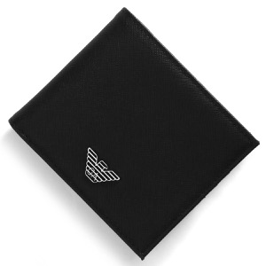 エンポリオアルマーニ 二つ折り財布（札入れ） 財布 メンズ イーグルマーク ブラック Y4R168 Y138E 81072 EMPORIO ARMANI