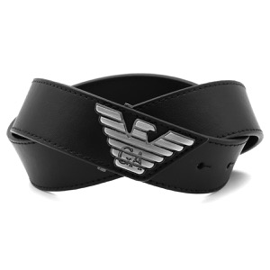 エンポリオアルマーニ ベルト メンズ イーグル ブラック Y4S614 YQ40I 80001 EMPORIO ARMANI