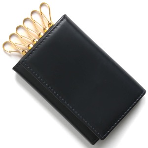 エッティンガー キーケース メンズ ブライドル ネイビー&パネルハイドイエロー 2095JR BH NAVY ETTINGER