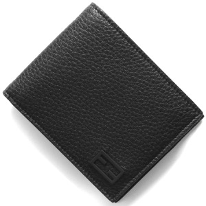 フェンディ 二つ折財布 財布 メンズ ブラック&パラディオ 7M0001 AG0L F0QA1 FENDI