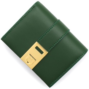 フェラガモ 二つ折り財布/ミニ財布 財布 レディース ガンチーニ フォレストグリーン 220633 FOREST GREEN 0775119 SALVATORE FERRAGAMO