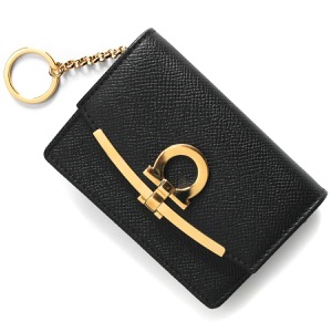 フェラガモ カードケース レディース ガンチーニ ブラック 22D198 NERO 0683350 SALVATORE FERRAGAMO