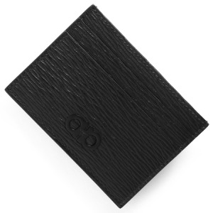 フェラガモ クレジットカードケース/マネークリップ メンズ ダブル ガンチーニ ブラック&ダークレインブラウングレー 66A387 NERO DARK RAIN 0733364 SALVATORE FERRAGAMO