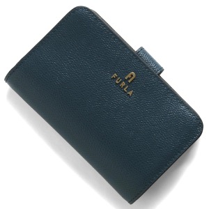 フルラ 二つ折り財布 財布 レディース カメリア ミディアム ブルージェイネイビー&グレージュ WP00314 ARE000 1868S FURLA