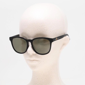 グッチ サングラス メンズ レディース ウェリントン スター ビー UVカット アレッサンドロ・ミケーレデザイン ブラック&グレー GG0232SK 002 300018011002 GUCCI