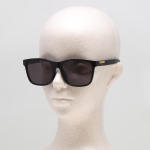 グッチ サングラス メンズ レディース ウェリントン UVカット ブラック&グレー GG0746SA 001 GUCCI