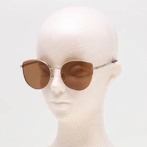 グッチ サングラス メンズ レディース キャットアイ UVカット ゴールド&ブラウン GG0807SA 002 GUCCI