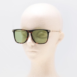 グッチ サングラス メンズ レディース べっ甲 UVカット ハヴァナマーブルブラウン&ゴールド&グリーン GG0915SA 003 30010416003 GUCCI