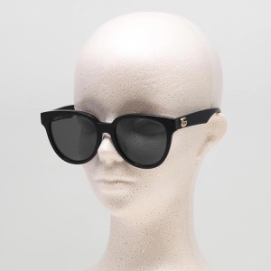 グッチ サングラス メンズ レディース ウェリントン UVカット GG ブラック&グレー GG0960SA 002 30011158002 GUCCI