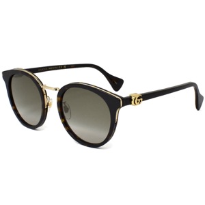 グッチ サングラス メンズ レディース べっ甲 ボストン UVカット GG ハヴァナマーブルブラウン&ブラウングラデーション GG1181SK 003 GUCCI