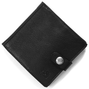 イルビゾンテ 二つ折り財布 財布 メンズ ブラック SBW015 PV0005 BK110N IL BISONTE