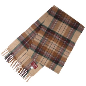 ジョシュアエリス マフラー/ストール メンズ レディース タータンチェック柄 カントリースチュワートブラウンマルチ CPG 50786 JOSHUA ELLIS
