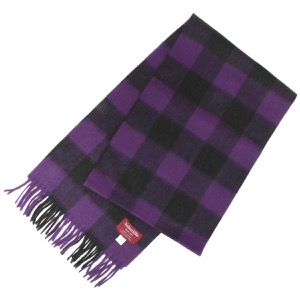 ジョシュアエリス マフラー/ストール メンズ レディース バッファローチェック柄 バッファローチェックパープルマルチ CPG 50789 JOSHUA ELLIS