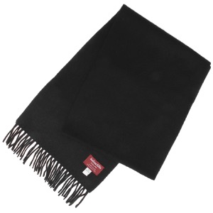 ジョシュアエリス マフラー/ストール メンズ レディース 無地 ブラック RWC 50522 JOSHUA ELLIS