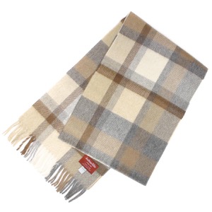 ジョシュアエリス マフラー/ストール メンズ レディース タータンチェック柄 ナチュラルタータンマルチ RWC 51039 JOSHUA ELLIS