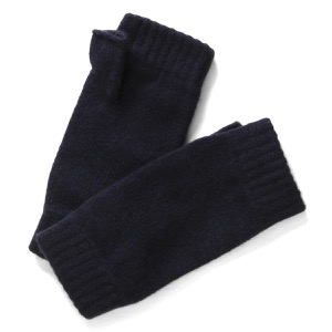 ジョンストンズ リストウォーマー/ハンドウォーマー レディース HAD3215 ニット ネイビー HAD03215 SD0707 JOHNSTONS