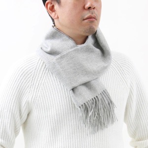 ジョンストンズ ストール/マフラー メンズ レディース WA16 小判 シルバーライトグレー WA000016 HA0100 JOHNSTONS