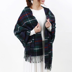 ジョンストンズ ストール/マフラー メンズ レディース WA56 大判 マッケンジーグリーンマルチ WA000056 KU0309 JOHNSTONS