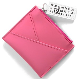 エムエム6メゾンマルジェラ コインケース（小銭入れ） 財布 レディース ジャパニーズ 6 サーモンピンク SA6UI0015 P5546 T4220 MM6 MAISON MARGIELA