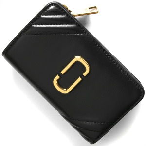 マークジェイコブス 二つ折り財布 財布 レディース ザ グラムショット ブラック S120L01FA21 001 MARC JACOBS