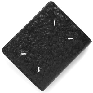 メゾンマルジェラ 二つ折り財布/ミニ財布 財布 レディース ステッチ ブラック SA3UI0007 P4745 T8013 MAISON MARGIELA