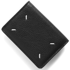 メゾンマルジェラ 三つ折り財布/ミニ財布 財布 レディース 4 ステッチ ブラック SA3UI0012 P4806 T8013 MAISON MARGIELA