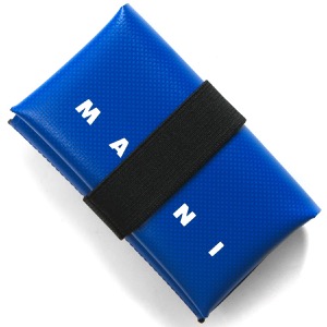マルニ コインケース（小銭入れ）/カードケース 財布 メンズ オリガミ 三つ折り ロイヤルブルー PFMI0007U2 P5769 00B56 MARNI