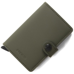 セクリッド カードケース/三つ折り財布（札入れ）/ミニ財布 財布 メンズ ミニウォレット マット カードホルダー スーパークイックアクセス グリーン&ブラック MINIWALLET MATTE GREEN BLACK SECRID