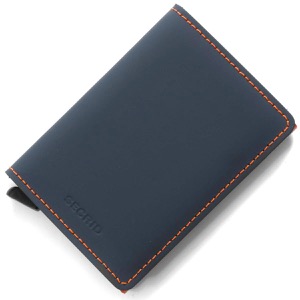 セクリッド カードケース/三つ折り財布（札入れ）/ミニ財布 財布 メンズ スリムウォレット マット カードホルダー スーパークイックアクセス ナイトブルー&オレンジ SLIMWALLET MATTE NIGHT BLUE ORANGE SECRID