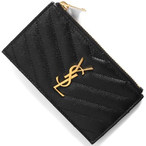 サンローランパリ イヴサンローラン コインケース(小銭入れ) 財布 レディース モノグラム YSL ブラック 607915 BOW01 1000 SAINT LAURENT PARIS