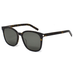 サンローランパリ (イヴサンローラン) サングラス メンズ レディース べっ甲 ウェリントン UVカット ハヴァナマーブルブラウン&ブラック SL 565 K SLIM 002 SAINT LAURENT PARIS