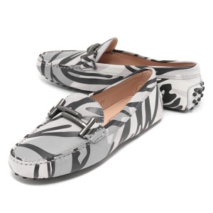 トッズ モカシン/スリッポン/ドライビングシューズ シューズ メンズ レディース ゴンミーニ ゼブラ柄 アルトラヴェルシオーネグレーマルチ XXW00G0Q495 06S 9999 TOD'S