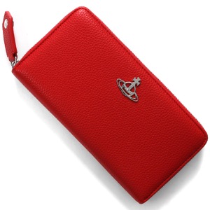 ヴィヴィアンウエストウッド 長財布 財布 メンズ レディース ジョアンナ オーブ ラウンドファスナー レッド 51050001 01229 H401 VIVIENNE WESTWOOD