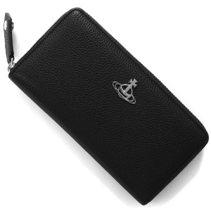 ヴィヴィアンウエストウッド 長財布 財布 メンズ レディース ジョアンナ オーブ ラウンドファスナー ブラック 51050001 01229 N403 VIVIENNE WESTWOOD