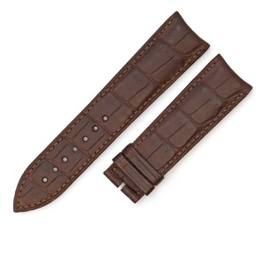 ピアジェ 腕時計パーツ クロコダイル ブラウン 未使用 純正 替え クロコ ベルト バンド ストラップ 22mm ブラウン 茶 中古