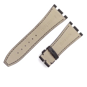 オーデマピゲ 腕時計パーツ ロイヤルオーク用 クロコバンド クロコダイル ネイビー 新品未使用 純正 替え ベルト ストラップ 26mm ネイビー 紺 中古