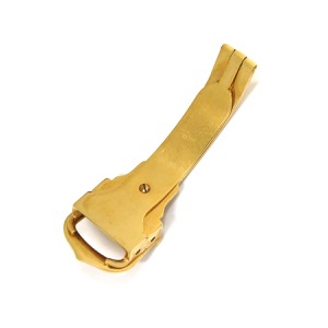 カルティエ 腕時計パーツ 純正 GP ゴールド 12mm幅対応 フォールディング Dバックル パーツ 替え 交換 予備 部品 イエローGP  中古