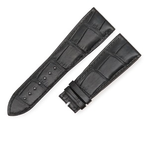 ピアジェ 腕時計パーツ クロコダイル ブラック 純正 替え クロコ ベルト バンド ストラップ 26mm ブラック 黒 中古