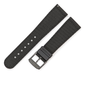 ブルガリ 腕時計パーツ ラバー ブラック 未使用 純正 替え ベルト ストラップ バンド 23ｍｍ バネ棒 尾錠付き ブラック 黒  中古