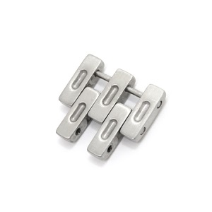 カルティエ 腕時計パーツ パンテール MM用 コマ ステンレススチール シルバー 純正 1コマ パーツ SS製 旧型 15mm 5連 中古